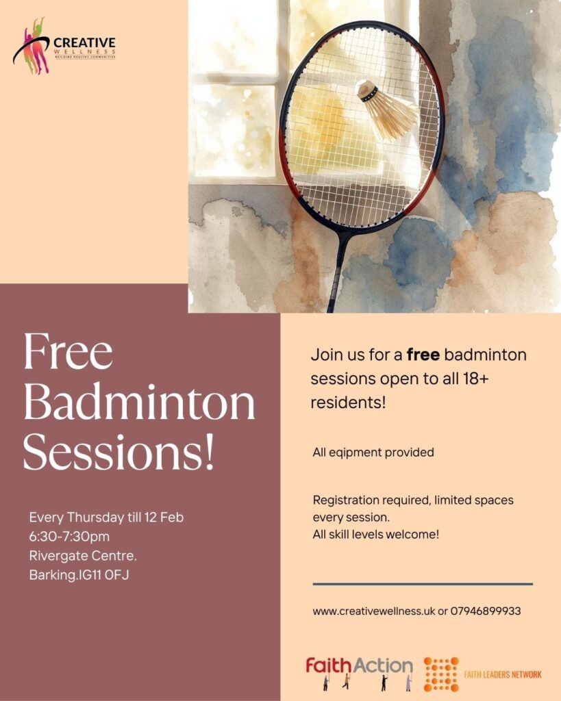 instagram post free badminton fun day! 1